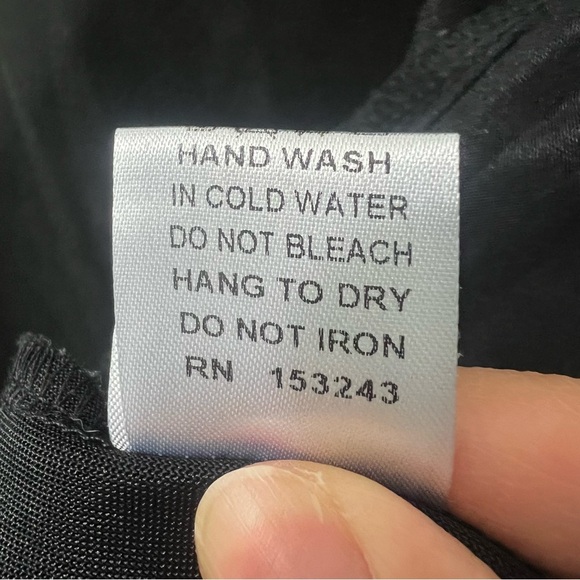 Women’s Lace Trim Satin Mini Slip Dress L Whimsigoth Fairy Grunge Witchy Vamp - Picture 11 of 12